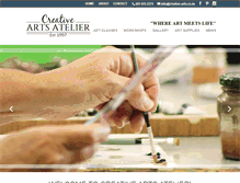 Tablet Screenshot of creative-arts.co.za